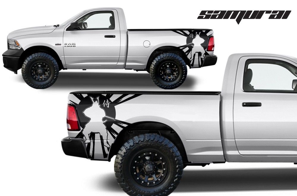 Custom Samurai Body Graphics Decal Kit - Click Image to Close